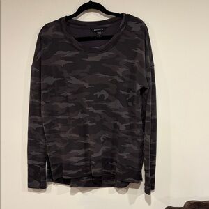 Athleta Coaster Luxe Camo Sweatshirt